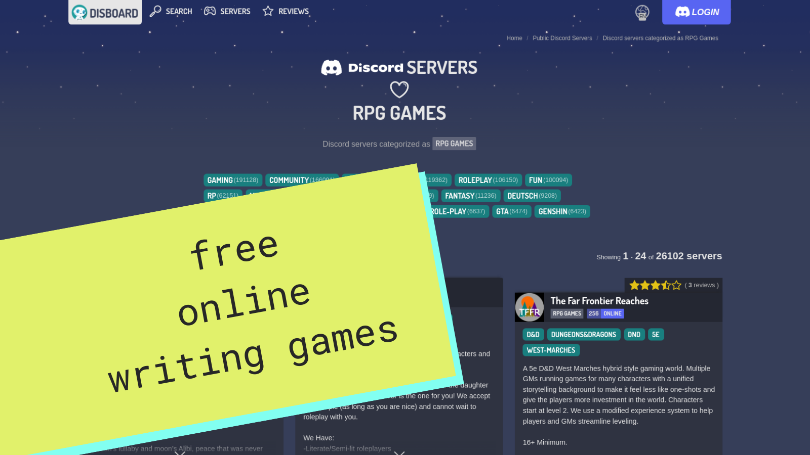 4 Types of multiplayer writing games you can play online for free