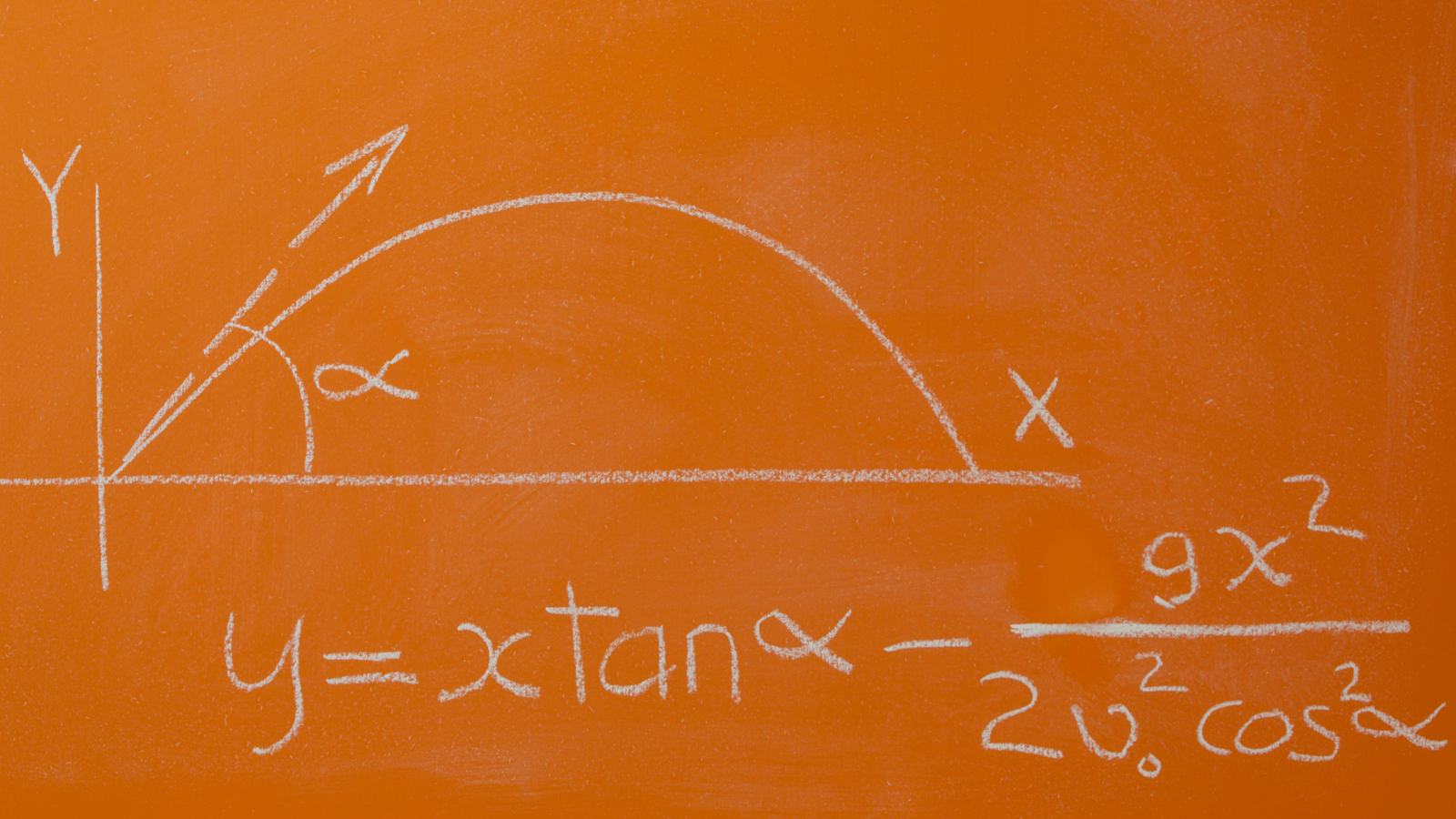 Trajectory graph and formula.