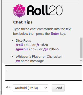 Whisper a Player or Character /w name message.