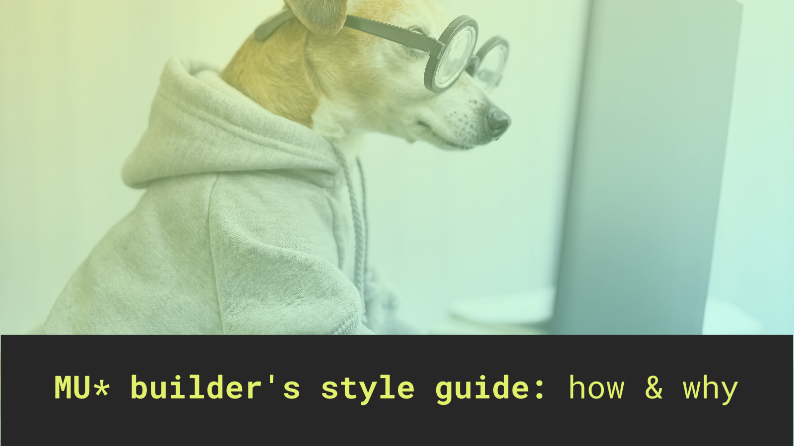 How to create a style guide for your MU*