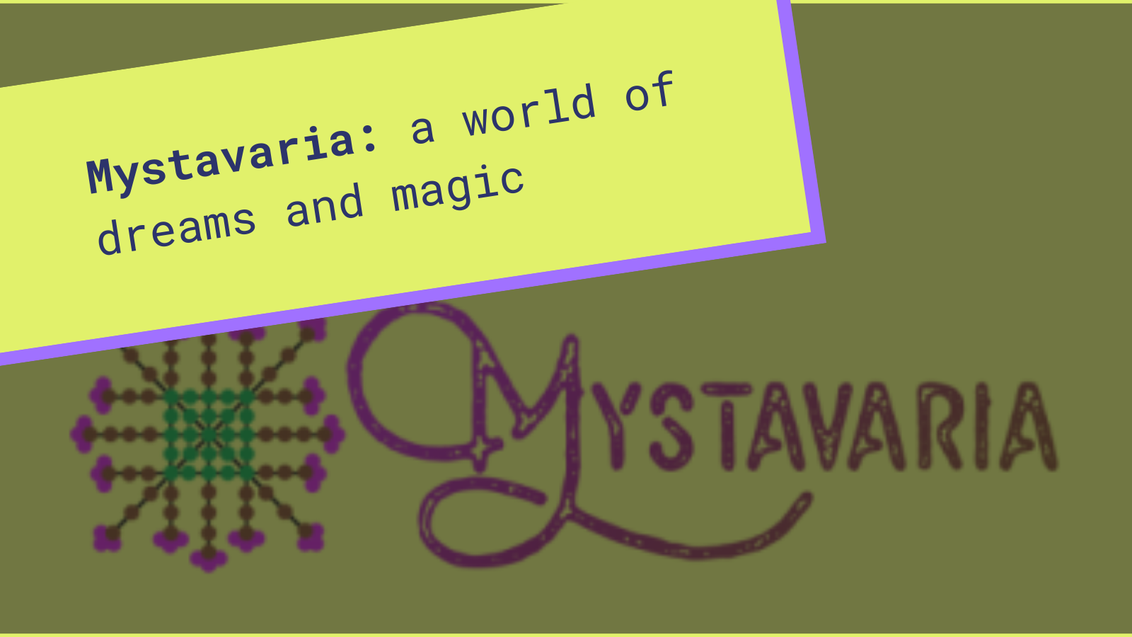 Mystavaria MUD: a world of dreams and magic