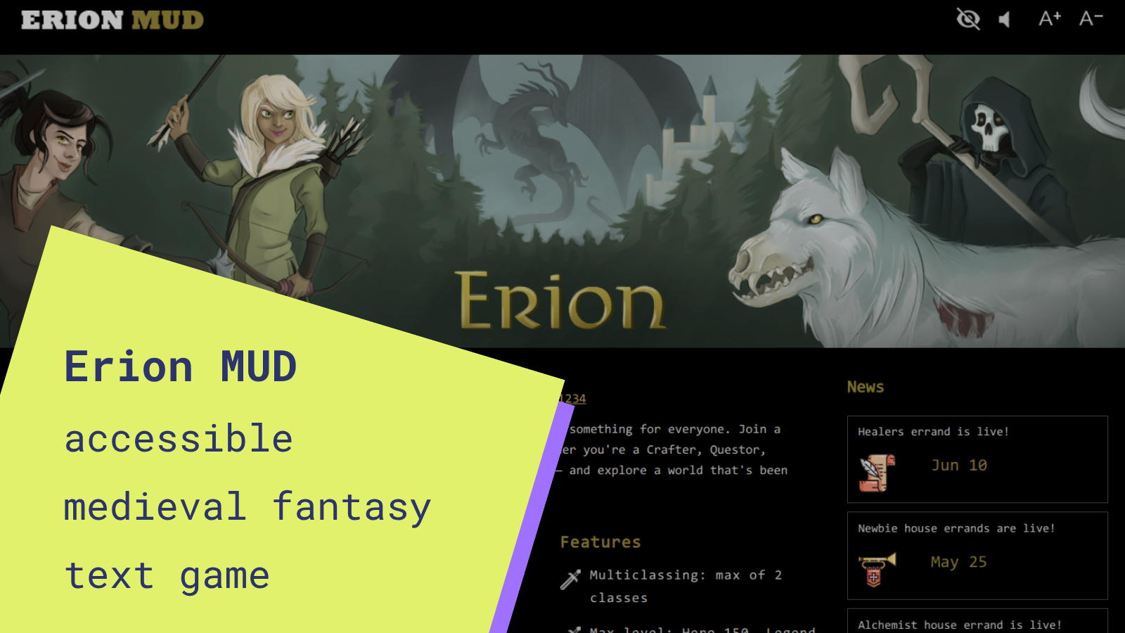 Inside Erion MUD: 21 years of medieval fantasy