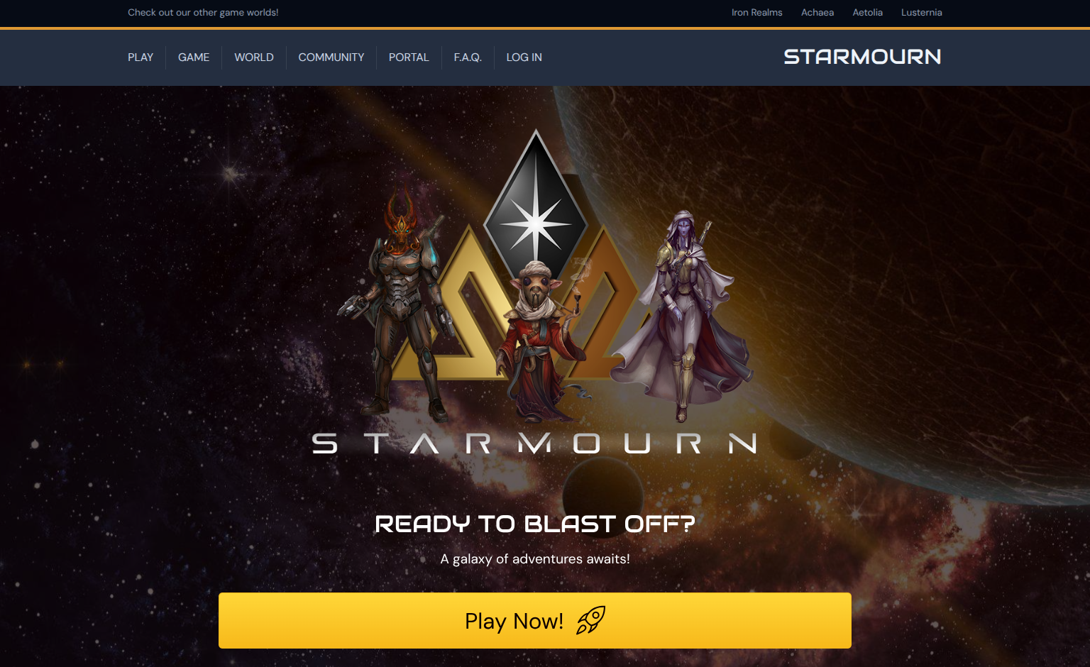 Starmourn: Ready to blast off? A galaxy of adventures awaits! Play Now!